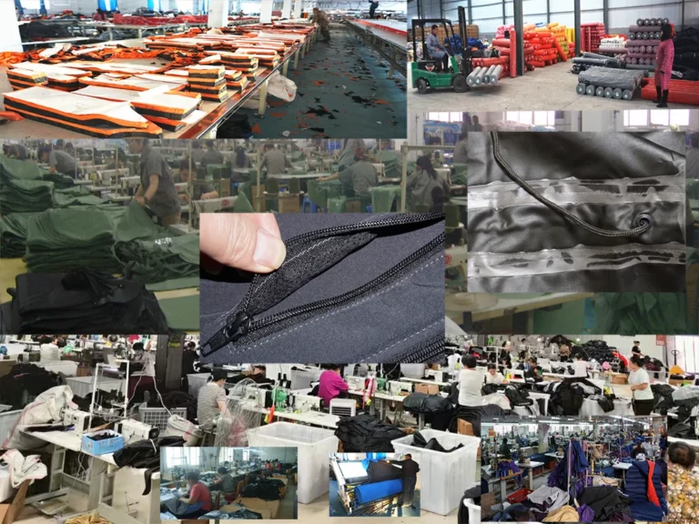 Nylon Raincoat Workshop Polyester rain jacket factory