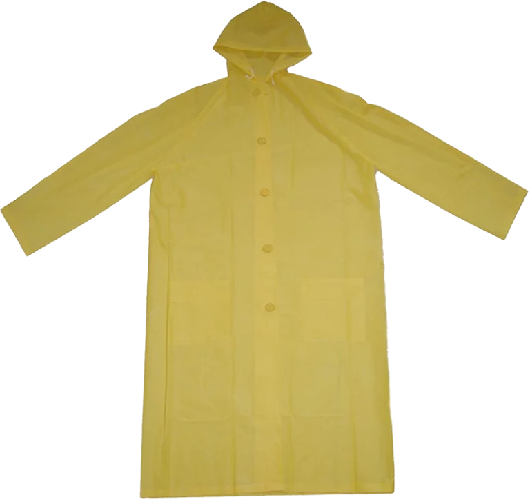 custom plus size yellow raincoat exporter