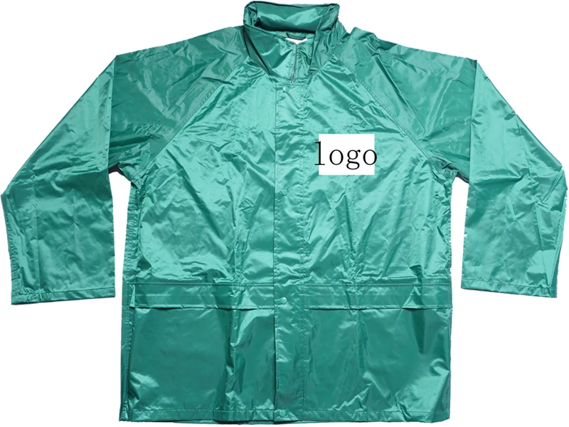 green ladies raincoat plus raincoat waterproof raincoat with hood