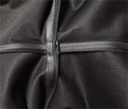 custom black polyester knitting lining for waterproof pu pants