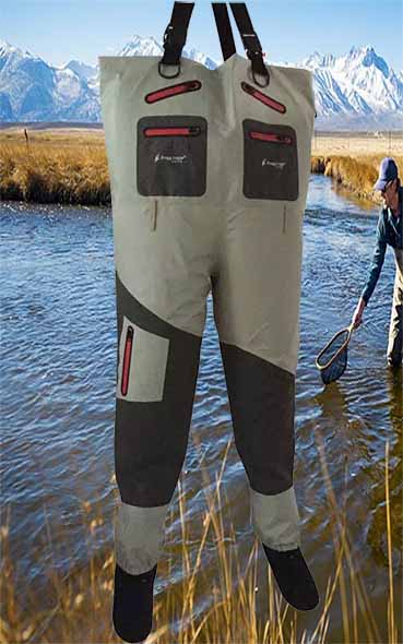 polyester fly fishing wading boots