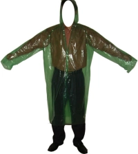 pe raincoat