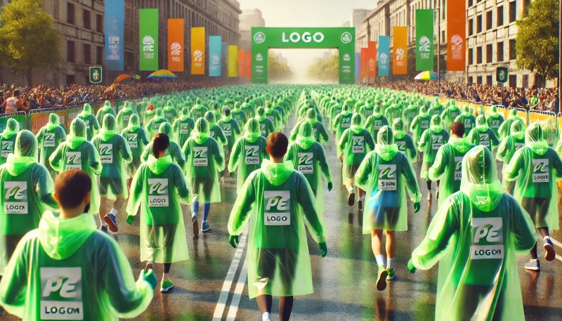 green pe raincoats
