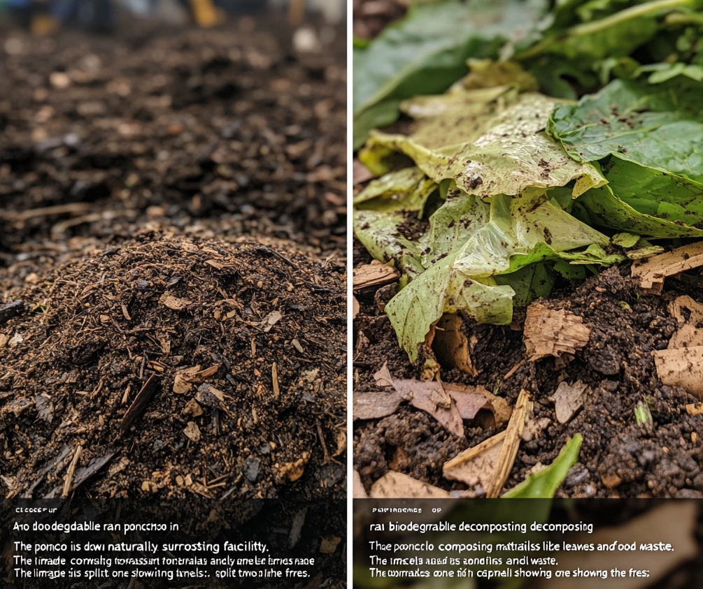 raincape biodegradable materials compostable in soil