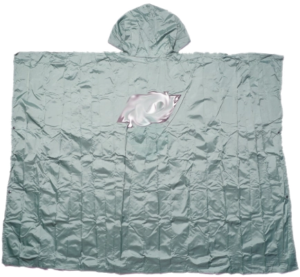 nylon poncho with custom logo