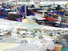 Welding workshop Sewing workshop for China EverBen Raincoats Supplier