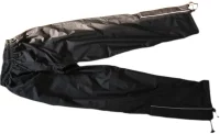 black nylon waterproof cycling pants