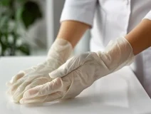 disposable biodegradable starch gloves